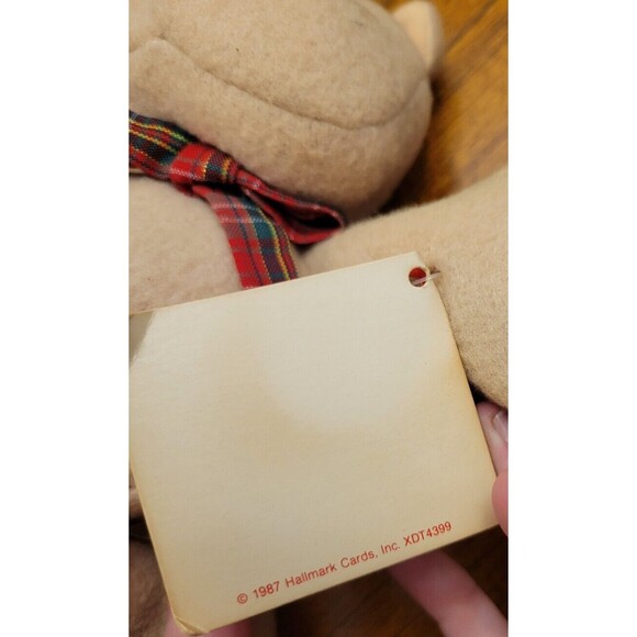Vintage Jingle Bears “Hi I’m Dexter!” Hallmark 1987 Tags Intact - Picture 5 of 8